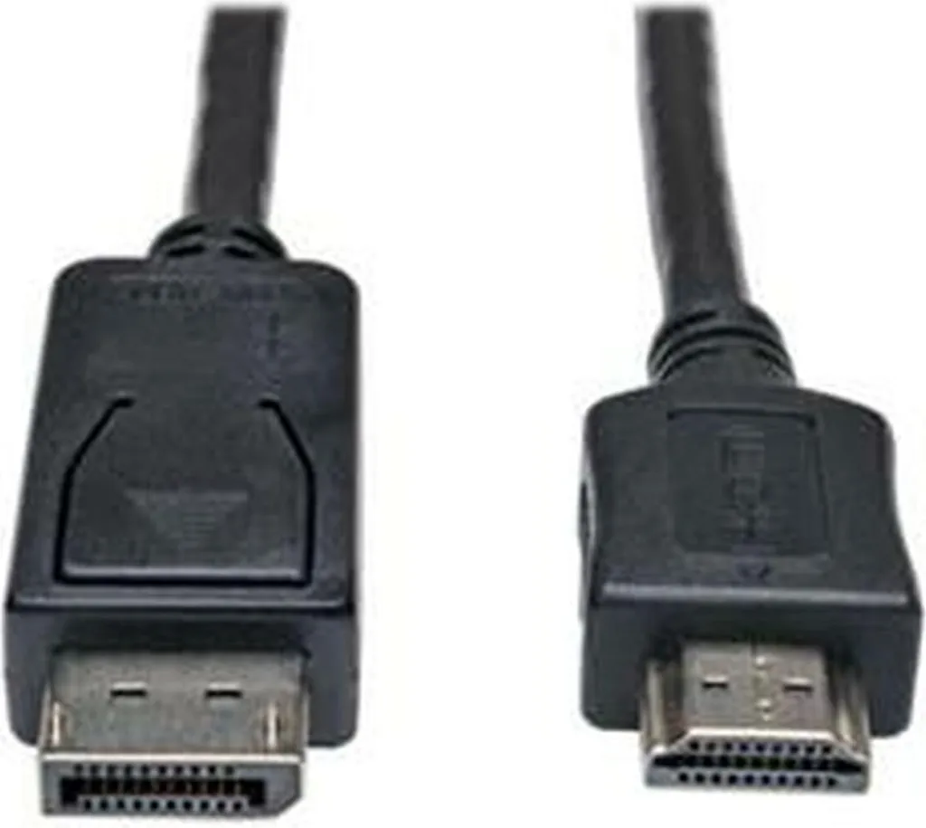 Câble adaptateur DisplayPort vers HDMI mâle anti-scintillement 3ft