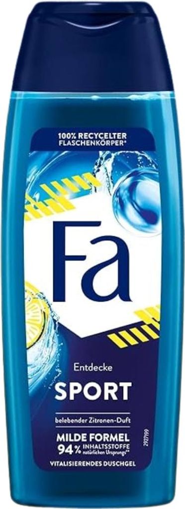 Fa - Duschgel - Active Sport - Erfrischend & Langanhaltend - Feuchtigkeitsspendend - 250 ml - 1 Stück