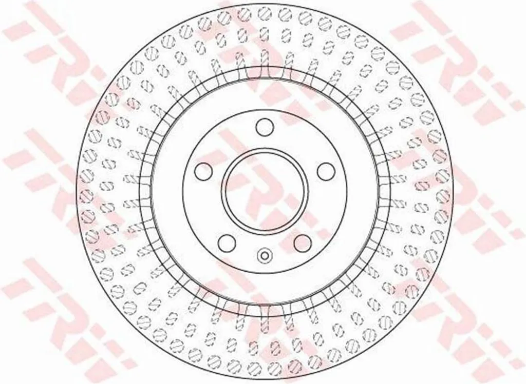 Jeu de Disques de Frein Avant Ventilés pour Audi A4 B8 et VW Touareg CR7