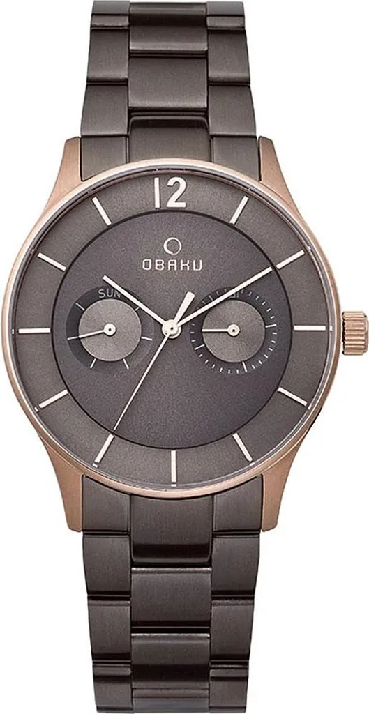 Obaku Denmark V192GMVJSJ Orologio Argento Minimalista da Uomo