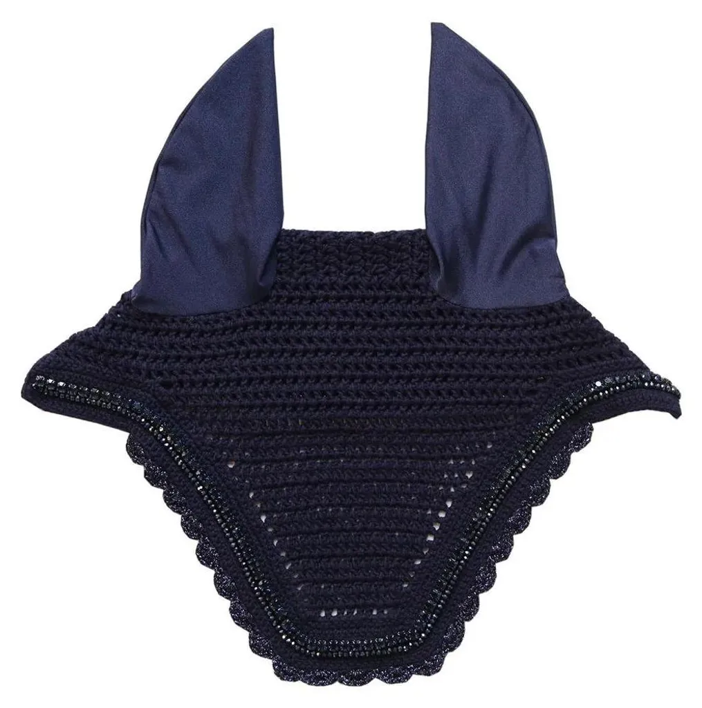 Bonnet anti-mouches Kentucky Wellington avec perles et strass bleu