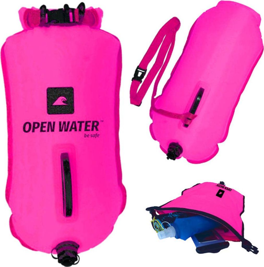 Plávajúca bezpečnostná bója OpenWater XL s taškou na veci Obrázok produktu 