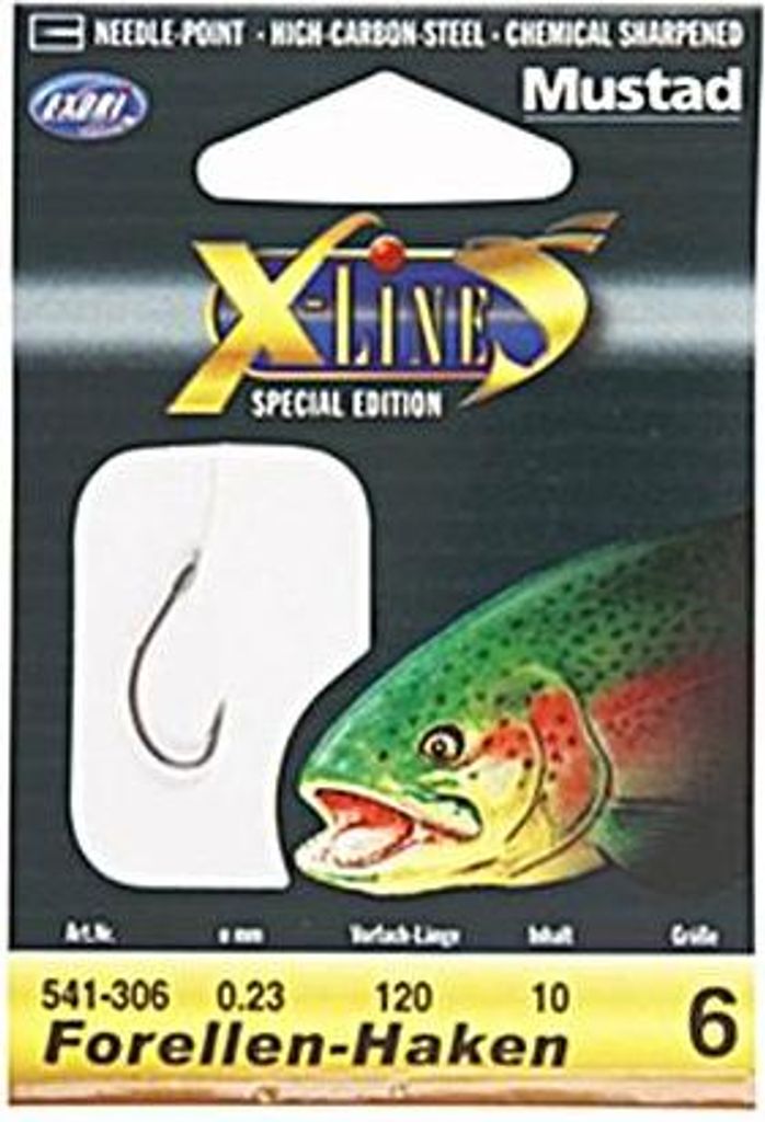 Exori X-Line Forellenhaken Gr.12/70cm