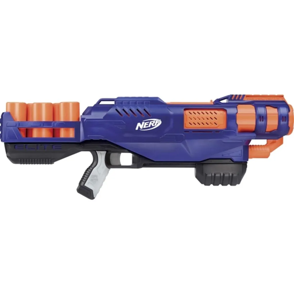 Fusil à Pompe Nerf Trilogy DS-15 : Jouet Lance-Fléchettes avec Cartouche - 4