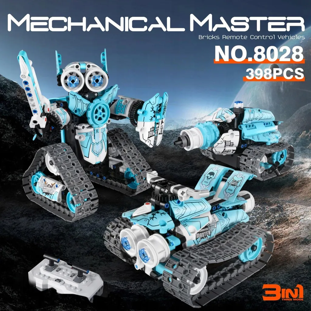 Robot de construction télécommandé IM.MASTER 8028 turquoise 3-en-1 - 12