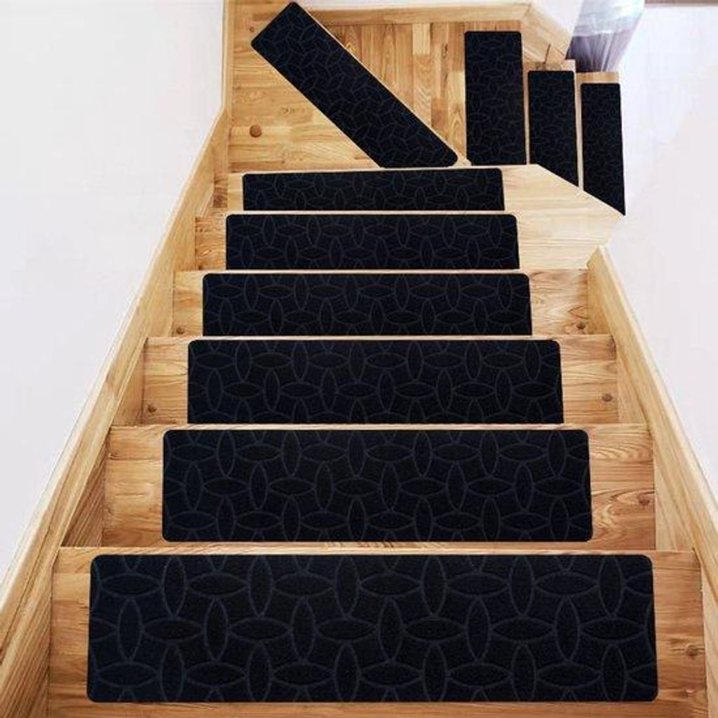 Slijtbestendig parketdekkertapijt 15-pack - easy-fix - 8x30 inch - recyklaatbaar - borstelafgewerkte textielmatjes - inwendig gebruikte vloerdekkin...