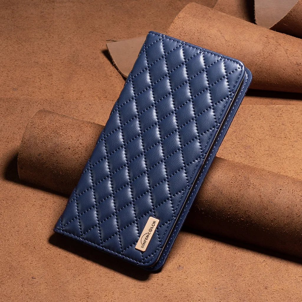 Custodia Galaxy S21 Ultra 5G, elegante custodia in pelle flip con slot per schede e supporto per Samsung Galaxy S21 Ultra 5G Blu - 2