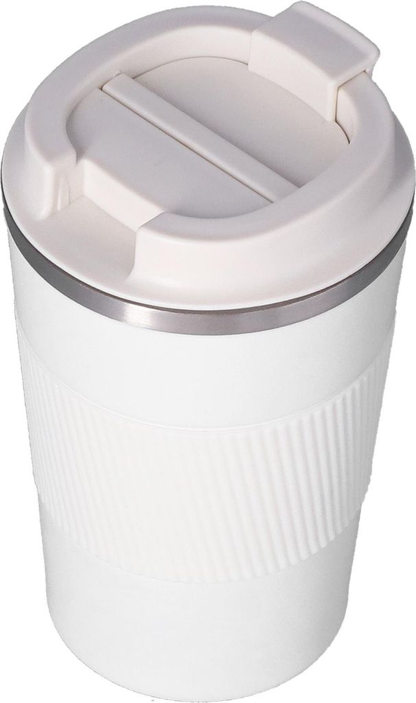 380ML Thermal Travel Mug Isolierte Tasse Tragbare Edelstahl-Vakuum-Kaffeetasse für Outdoor AutoKaffeetasse