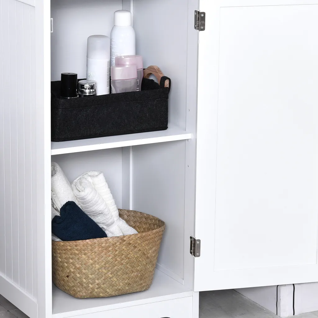Armoire de rangement compacte avec 3 compartiments ouverts - 9