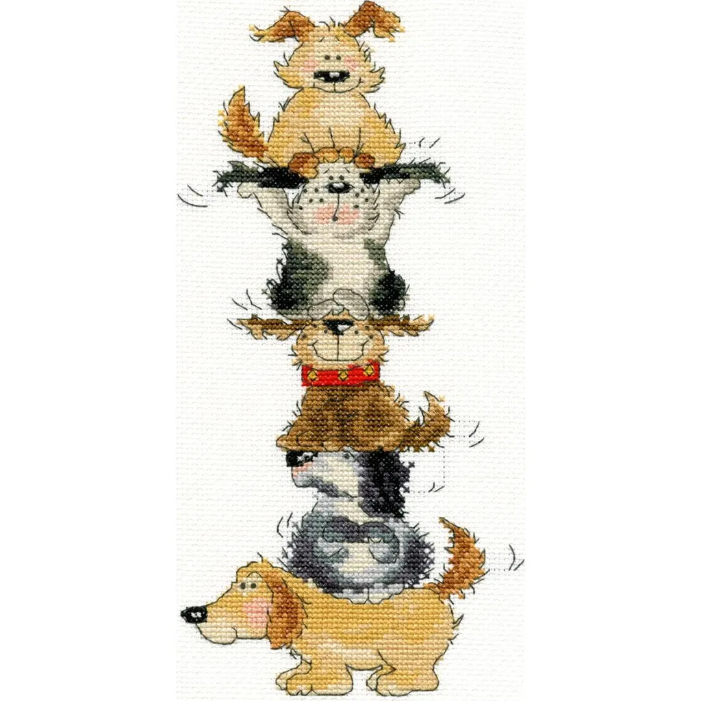 Réussir sa broderie chien facilement avec le kit Top Dog Bothy Threads