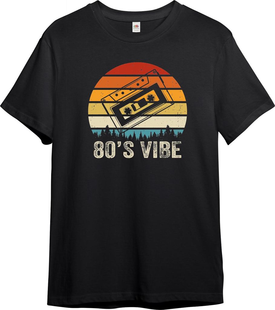PAULGOS Herren T-Shirt "Retro 80 ́s vibes"