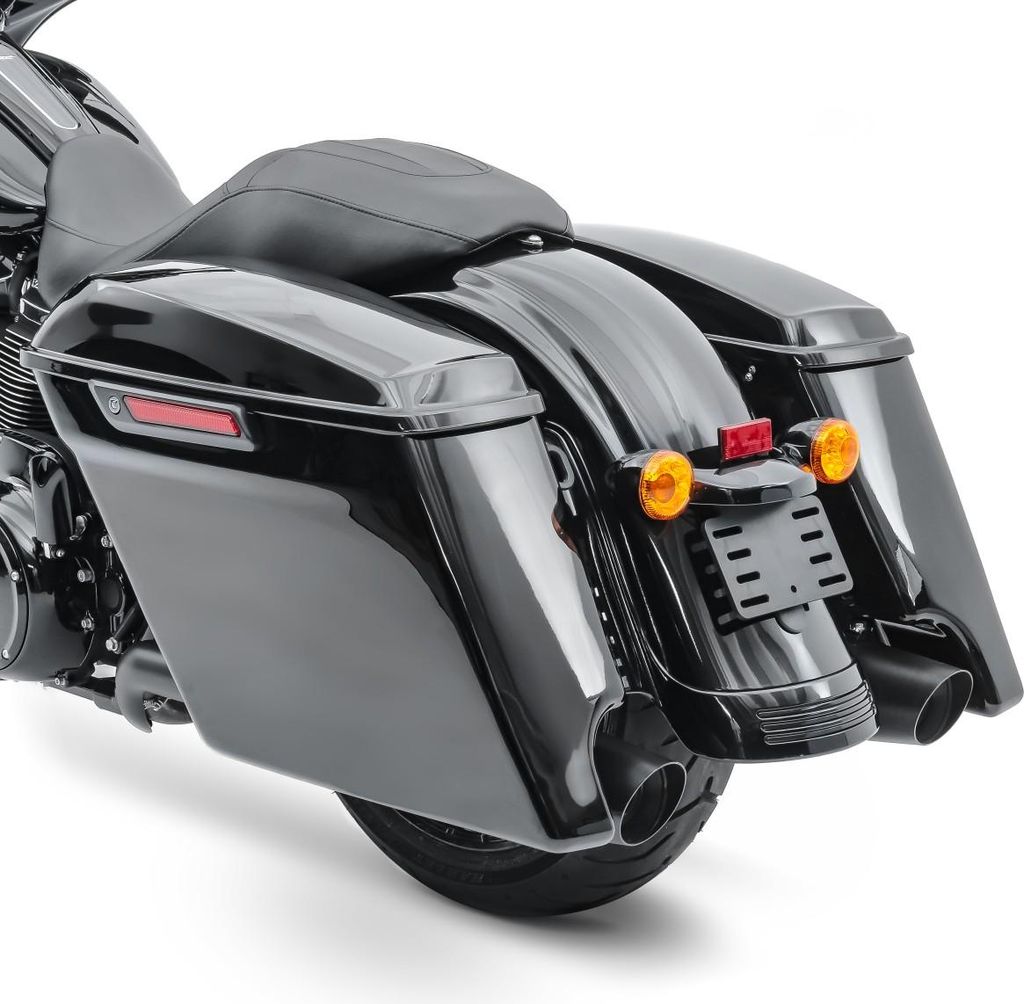 Seitenkoffer Stretched für Harley Davidson Touring Modelle 94-13 # Bla