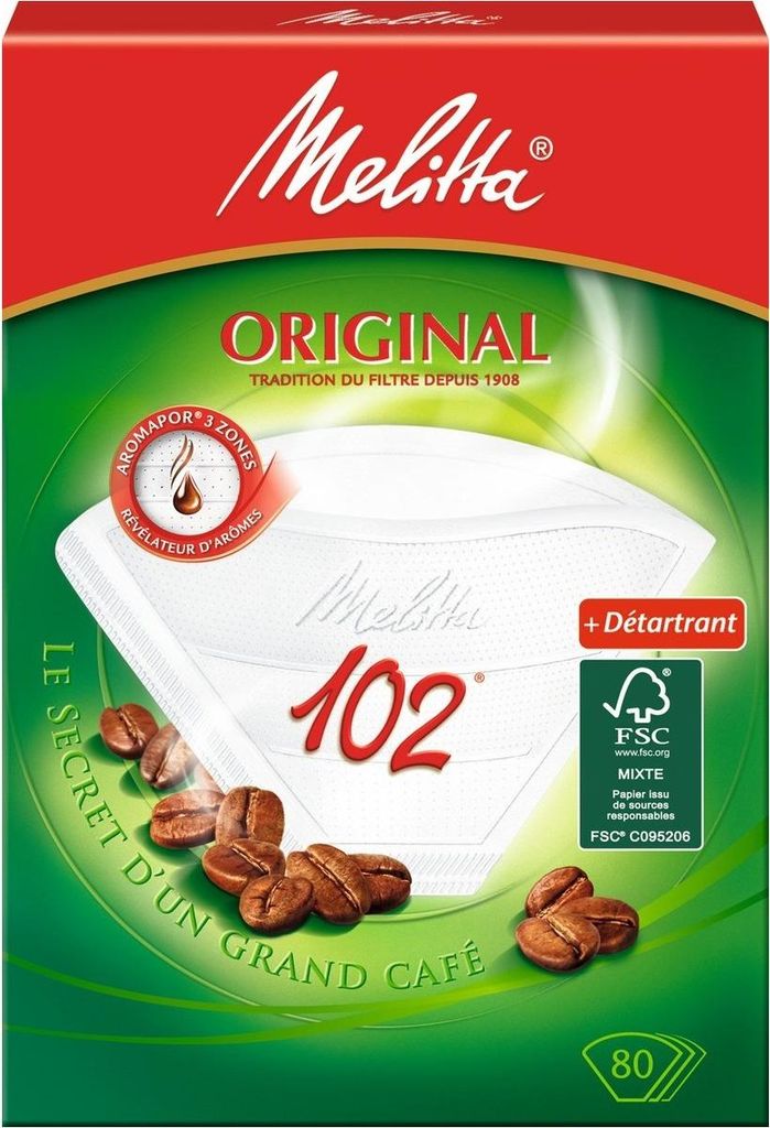 Papierfilter Pa102, Packung mit 80 Produktbild 
