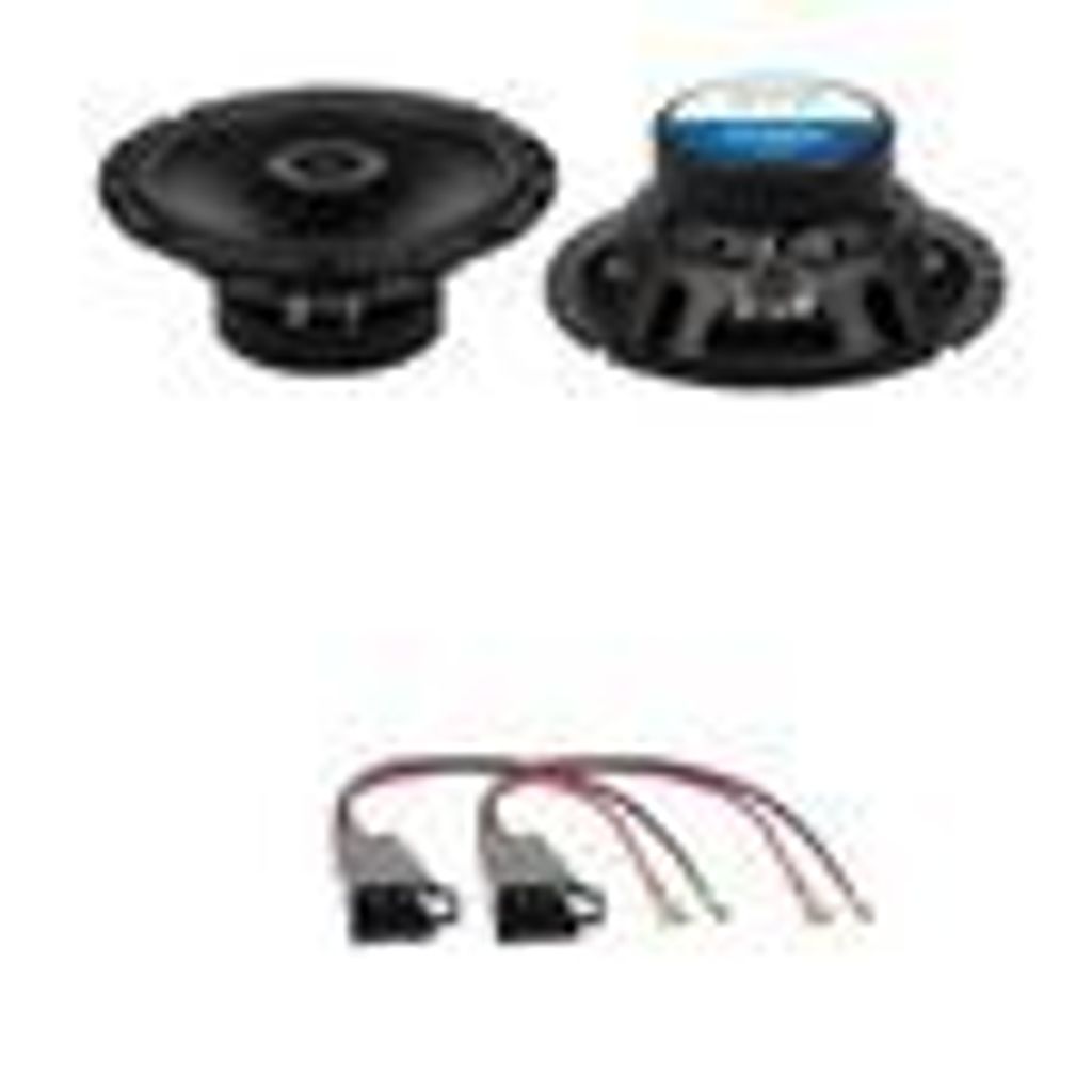 Crunch GTS-62 Koaxial 2-Wege 3 Ohm Lautsprecher Einbauset passend für T4 vorne