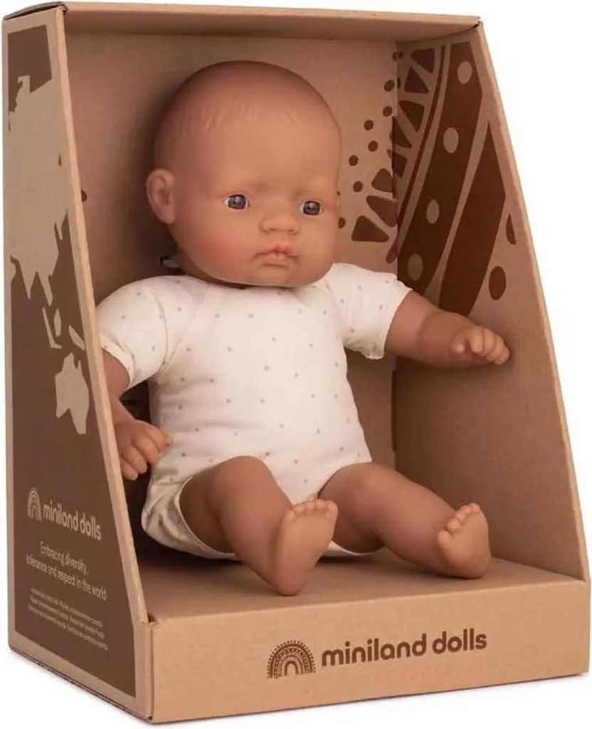Miniland Dolls: lateinamerikanische Babypuppe, 32 cm, mit Produktbild 