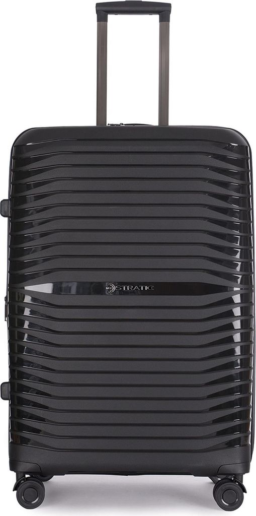 Stratic Bright + 4-Rollen Trolley L 76 cm - Black