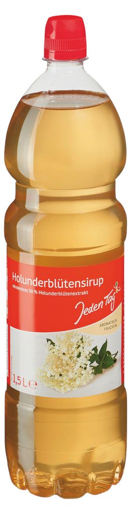 Holunderblütensirup 1500ml von Jeden Tag Produktbild 