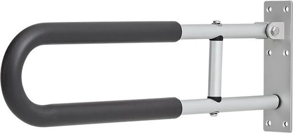 Supporto WC Anziani Pieghevole 60cm - Maniglia di Sicurezza 136kg