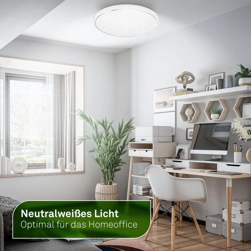 Fini l'Éclairage Fixe : Plafonnier LED CCT Dimmable avec Télécommande - 2