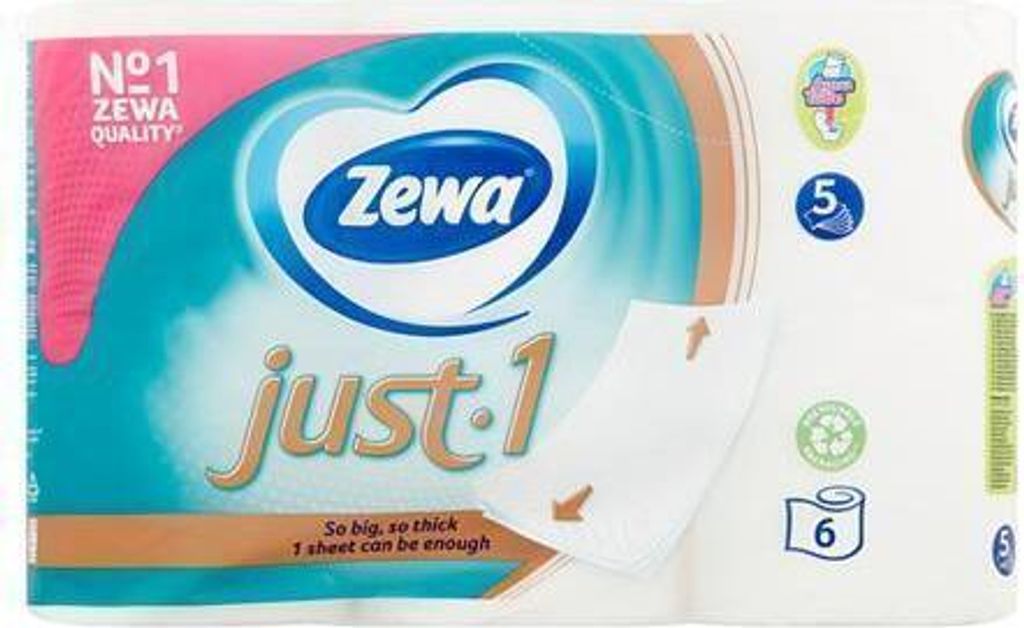 A package of Zewa toilet paper.