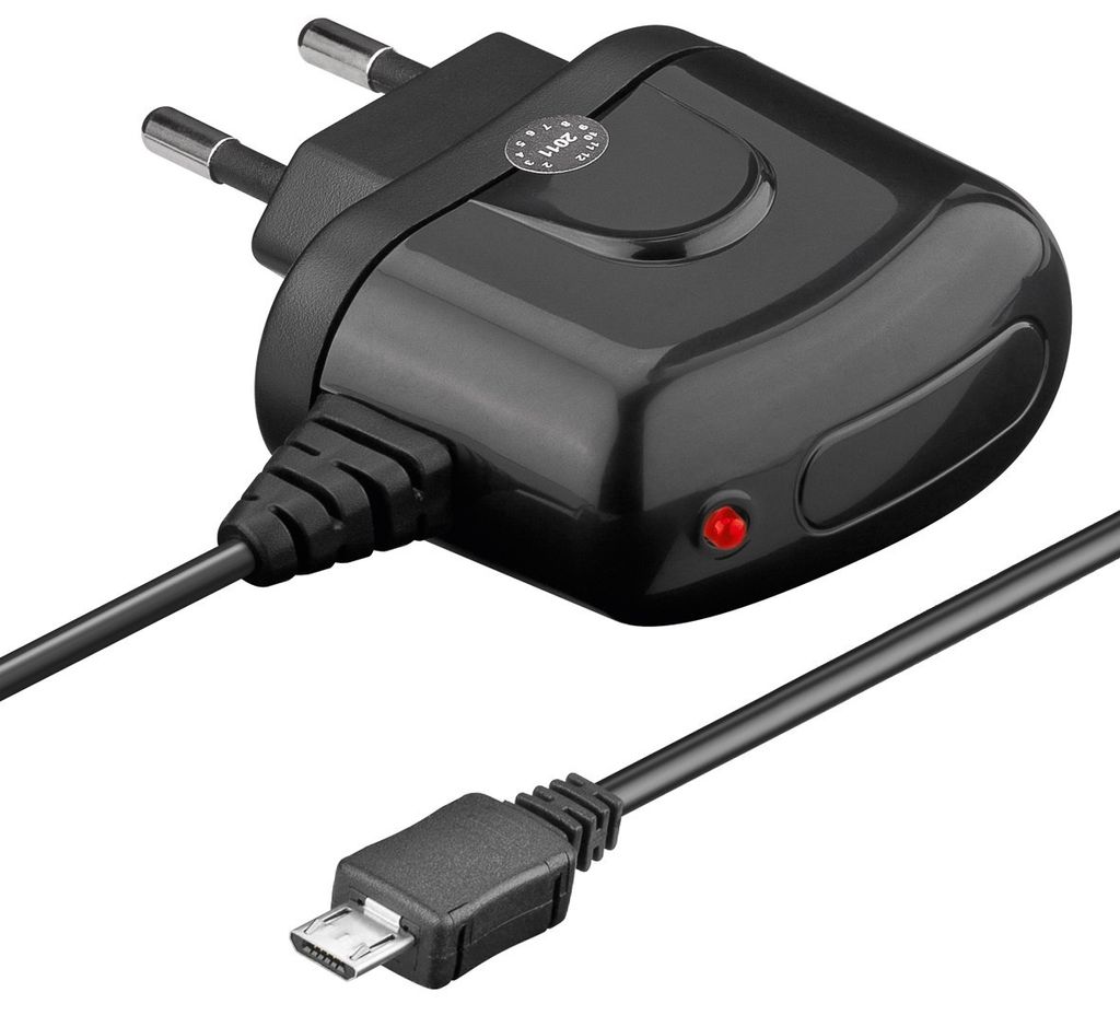 Micro USB Netzteil 5V / 1,2A schwarz