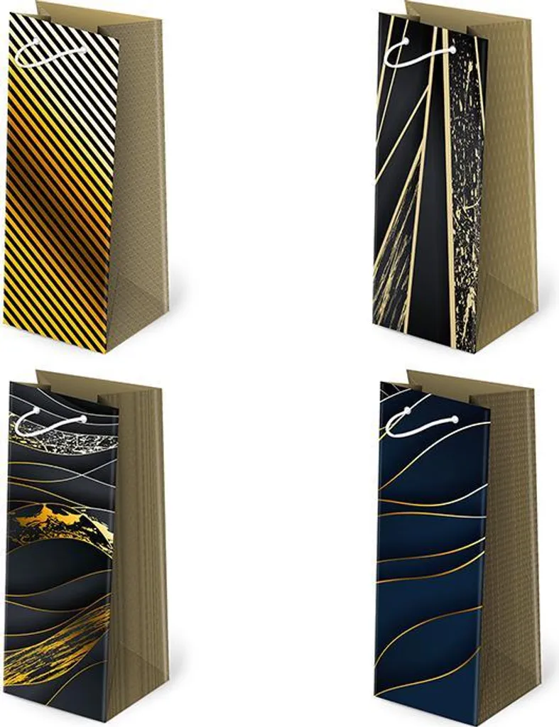 Sacs décoratifs Al2A-27 Avantgarde Posh Lines - Lot de 10 Sachets Cadeaux
