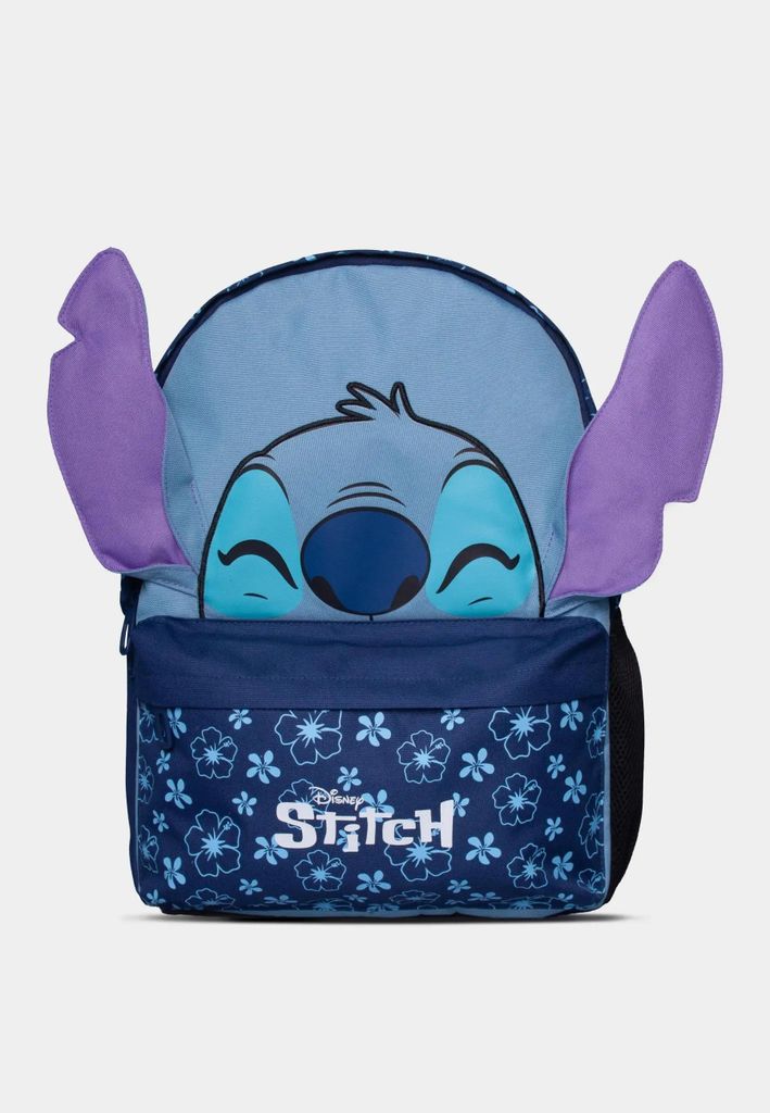 Disney – Lilo & Stitch Rucksack mit 3D-Blumenmuster (mit Stitch-Ohren)