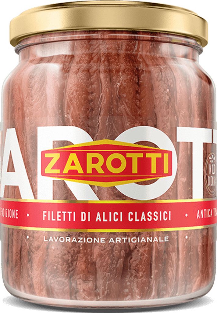 Sardellenfilets Filetti Di Alic 380g - Zarotti Produktbild 