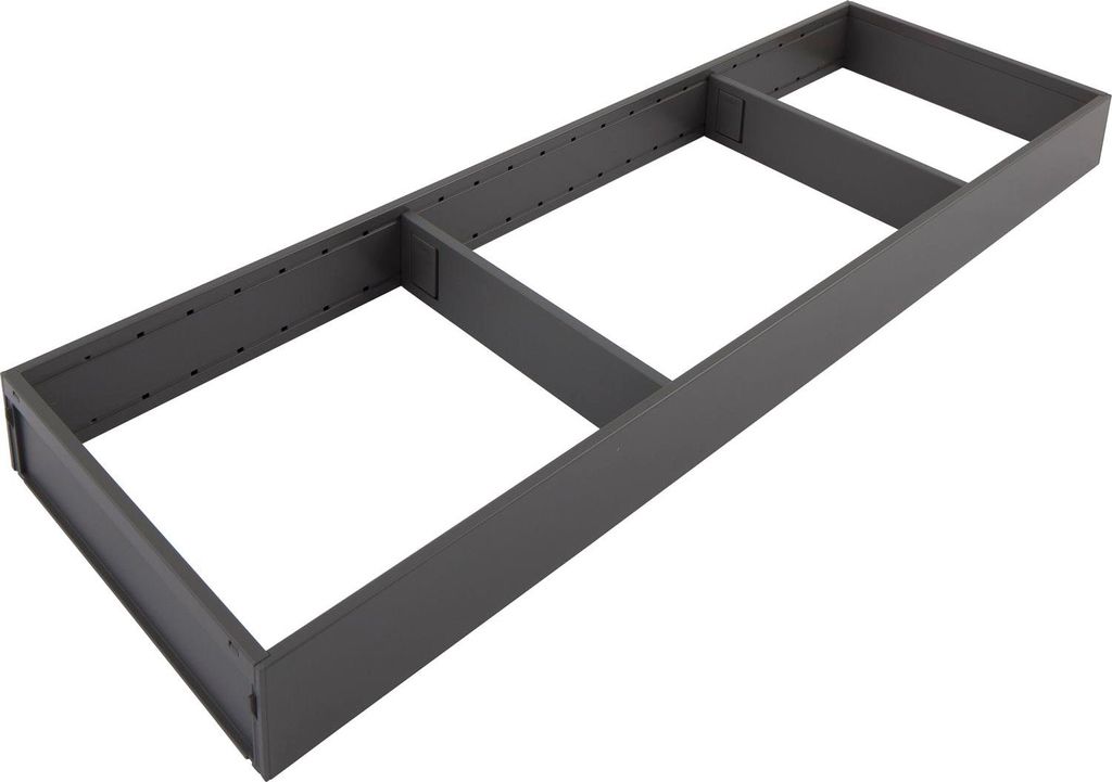 Blum Ambia-Line Schubkastenrahmen breit - 572x200x50mm, Stahl oriongrau matt