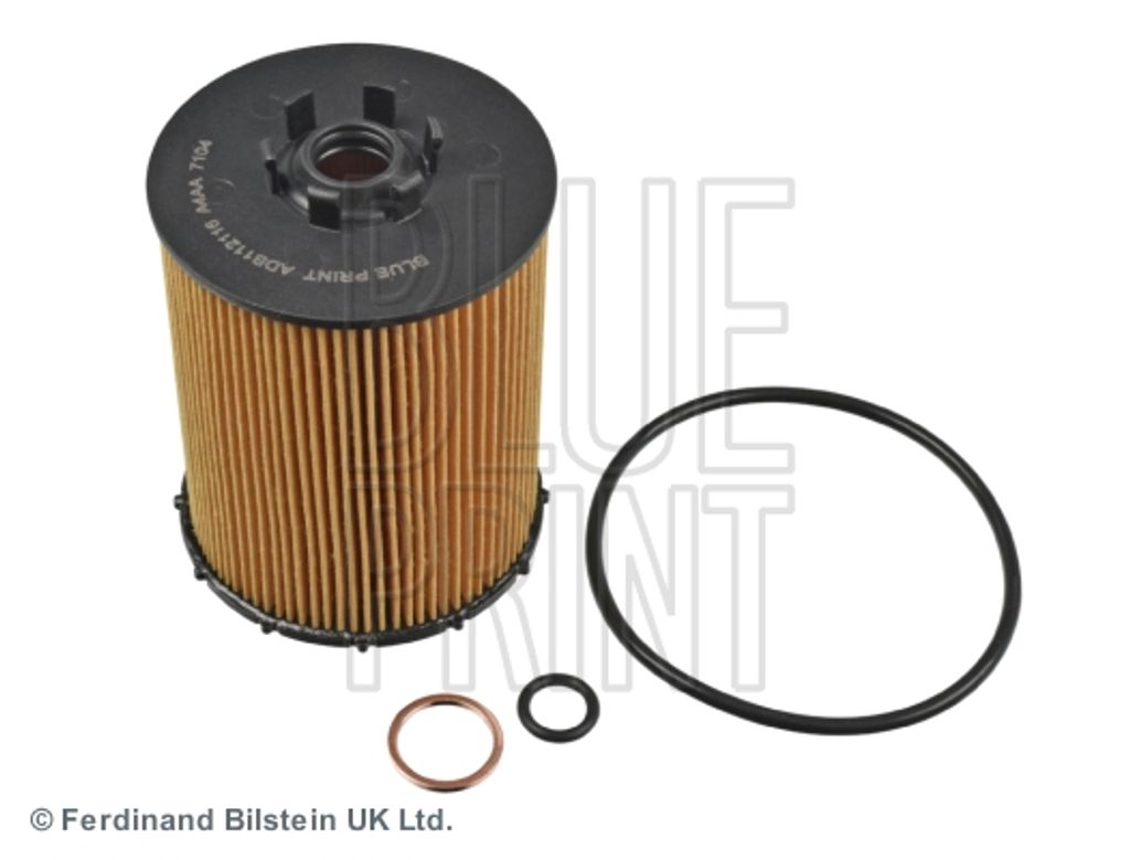 Ölfilter BLUE PRINT ADB112116 Filtereinsatz für BMW 5 Limousine (E60) 5 Touring (E61) X5 (E70) 7 (E65, E66, E67) 6 Coupe (E63) 6 Cabrio (E64)