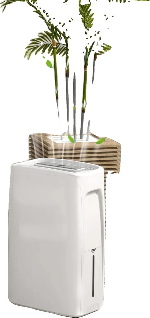 Absorbeur d'humidité électrique 12L, déshumidificateur d'air silencieux