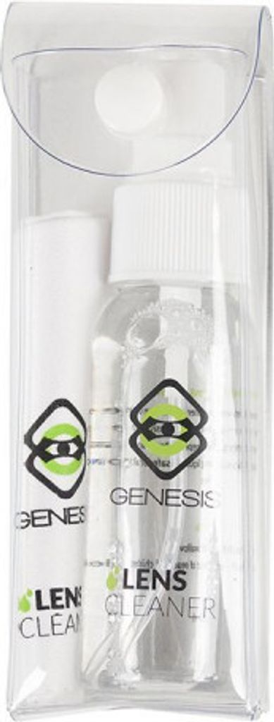 Genesis Linsenreiniger Set flüssig mit Mikrofasertuch