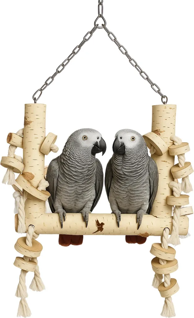 Parrot Planet Naturally: Altalena in Betulla per Pappagalli XL - Prezzo