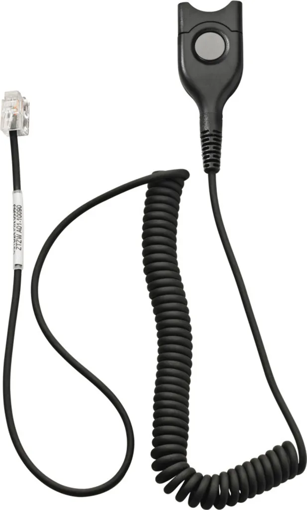 Cordon de connexion casque EPOS 1000836 RJ9 câble spiralé 100cm