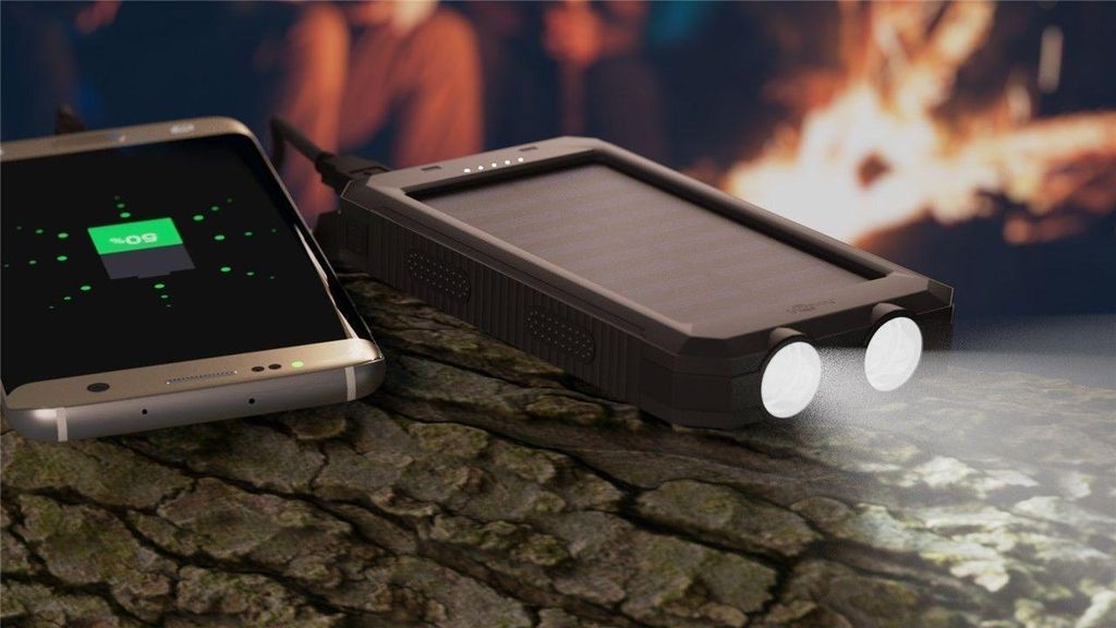 Powerbank Outdoor 8.000mAh, so svietidlom, IP45 Obrázok produktu 10