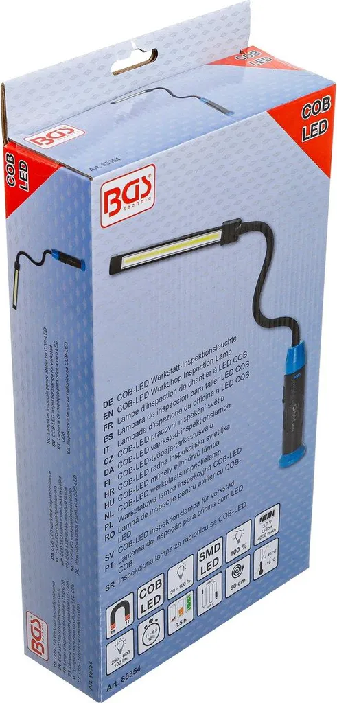 Lampe d'appoint d'atelier COB LED flexible pour mécanique de précision