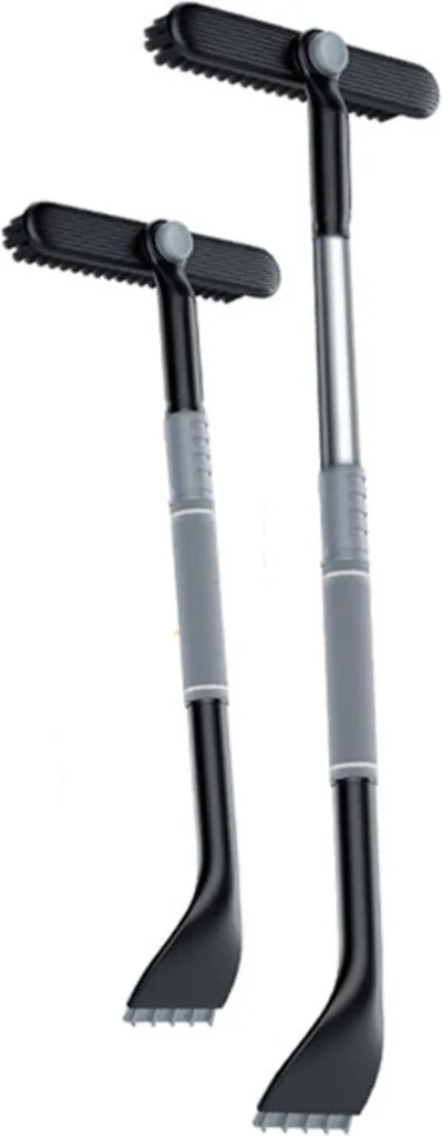 INF Raschietto Ghiaccio Auto Alluminio Estensibile | Robusto e Antigraffio