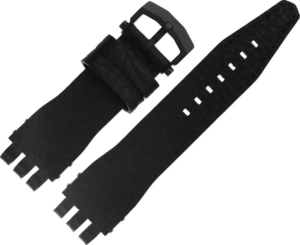Ceinture cuir noir Energia 3 C649 - Idéale pour costume et jeans kl.