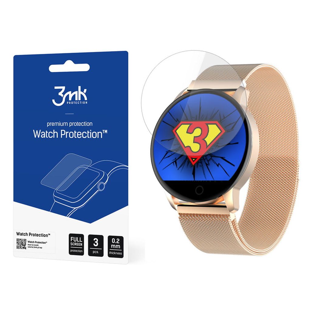 3mk Display Schutzfolie Watch Protection für Garett Women Lily 0,2mm (3 Stück)