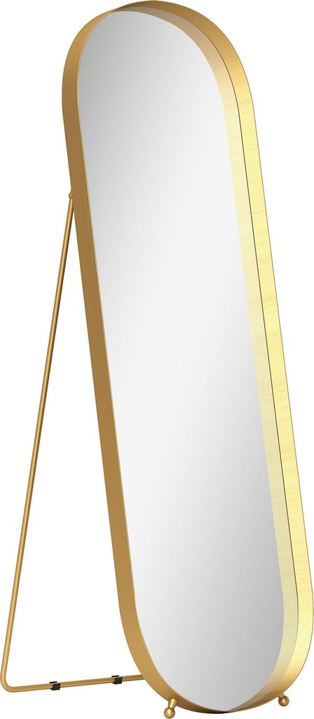 Lustro HOMCOM o pełnej długości, 160 x 50 cm, zakrzywione, Zdjęcie produktu 