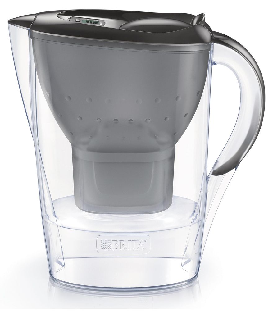 Brita Karaffe Marella Grafito Kunststoff-Filterkanne 2,4 L