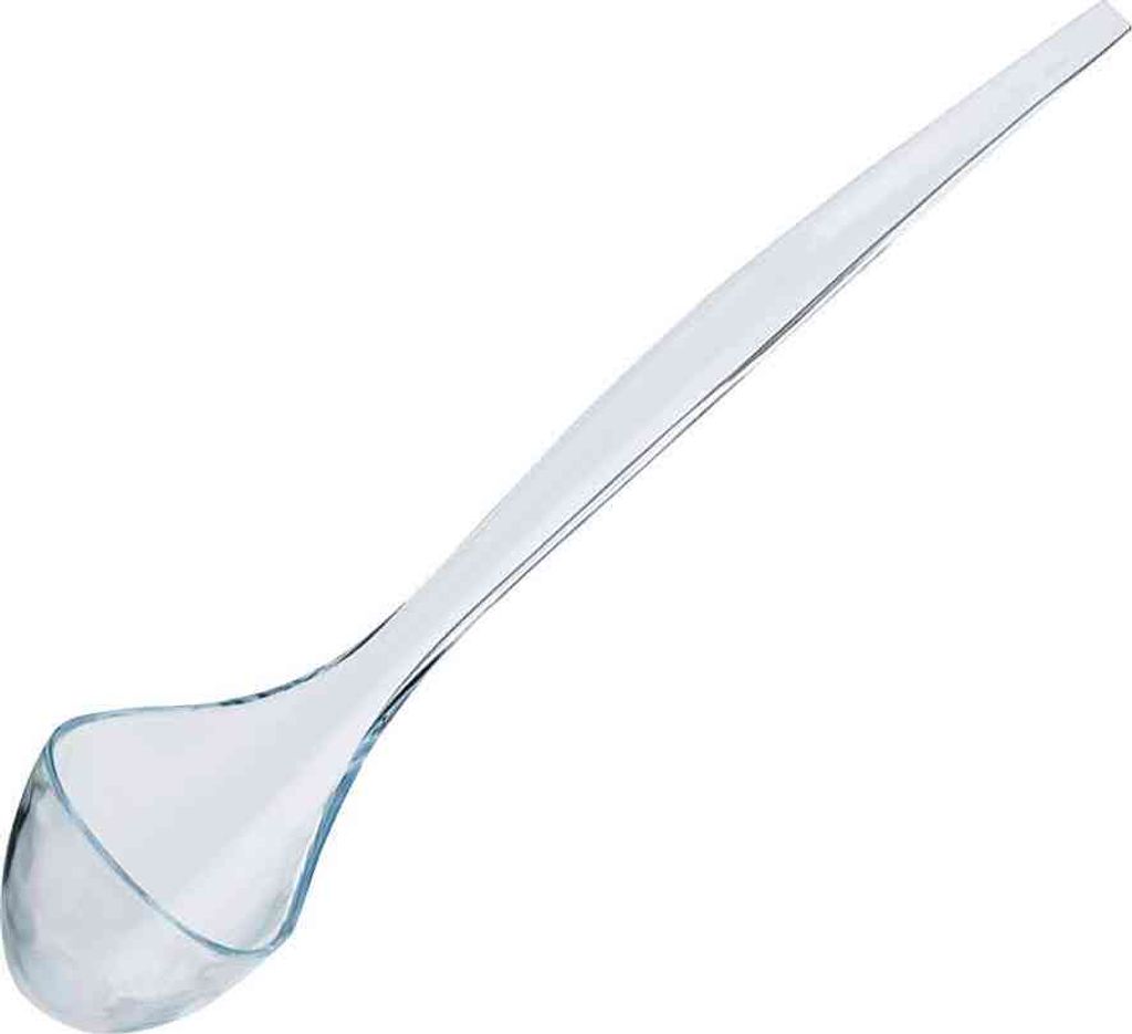 Kela Bowlelöffel 34 cm Kunststoff transparent Produktbild 