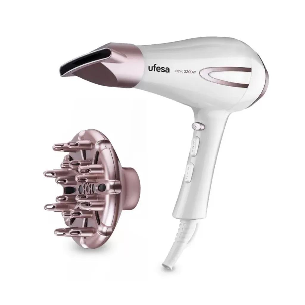 Sèche-cheveux Ufesa AirPro anti-frisottis avec touche air frais fixe