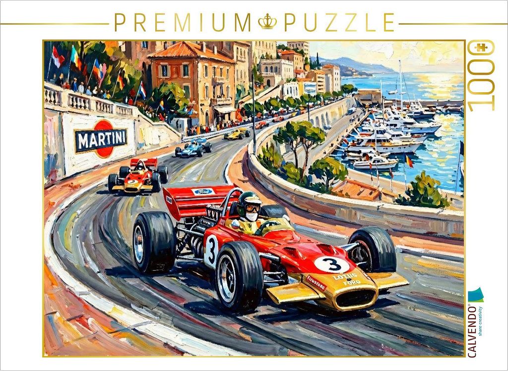 CALVENDO Puzzle Jochen Rindt wurde 1970 mit einem Monoposto Produktbild 