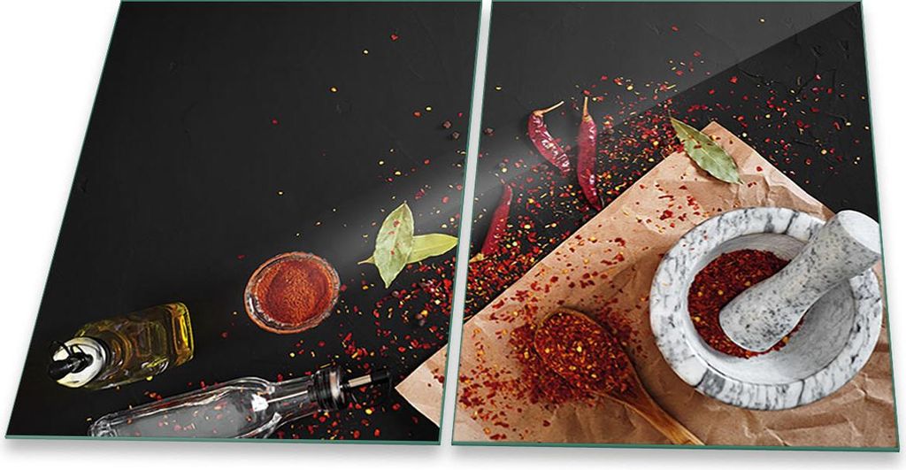 Herdabdeckplatten Glaskeramik Spritzschutz Glas Universal Produktbild 