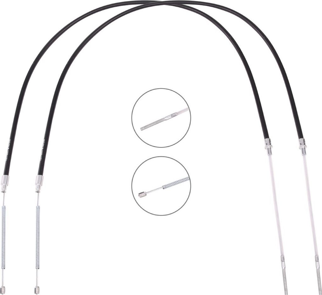 RIDEX 124C1147 - OE 191609721E Handbremsseil, hinten für Toledo I (1L2), Jetta II (165, 19E, 1G2)