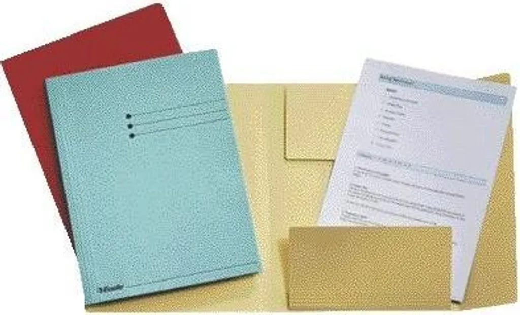 Chemises 3 rabats Esselte en carte rigide pour une protection maximale
