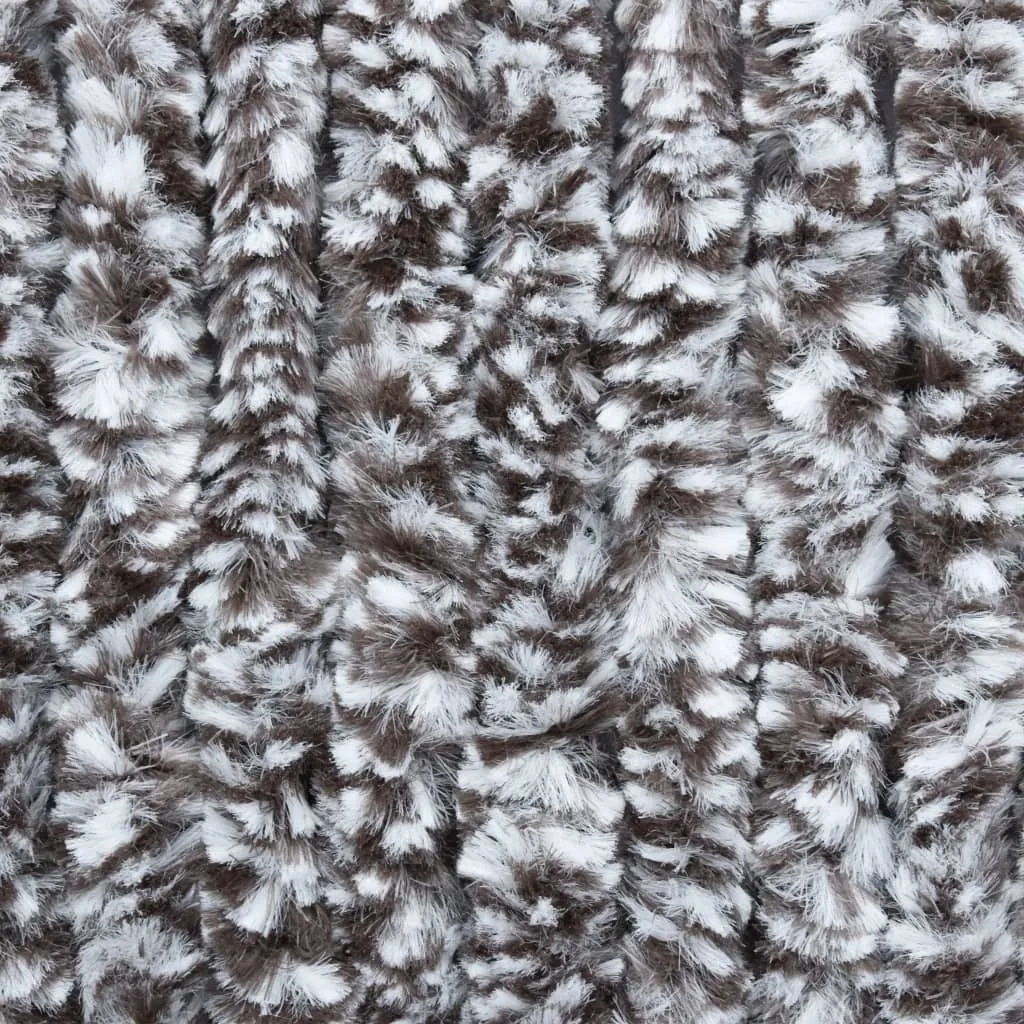 Moustiquaire de porte Chenille bicolore 90x220 cm robuste et plissée - 6