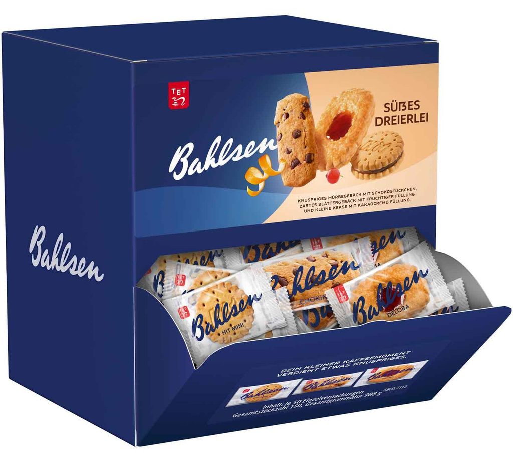 Bahlsen 41560 Gebäck Süßes Dreierlei Immagine del prodotto 