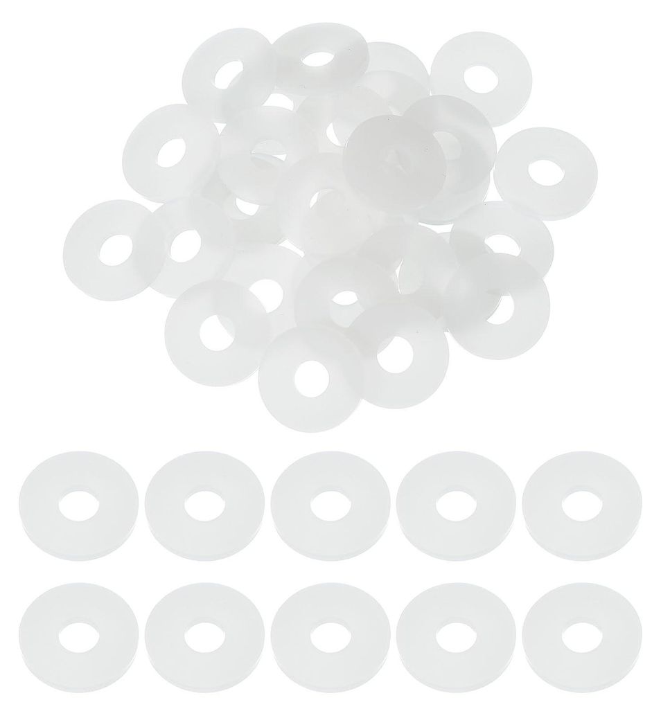 30 Silikonringe, 7 mm Innendurchmesser, 20 mm Außendurchmesser, 2 mm dick, Dichtungsringe, O-Ringe, Distanzstücke, Unterlegscheiben, Dichtungen, ...